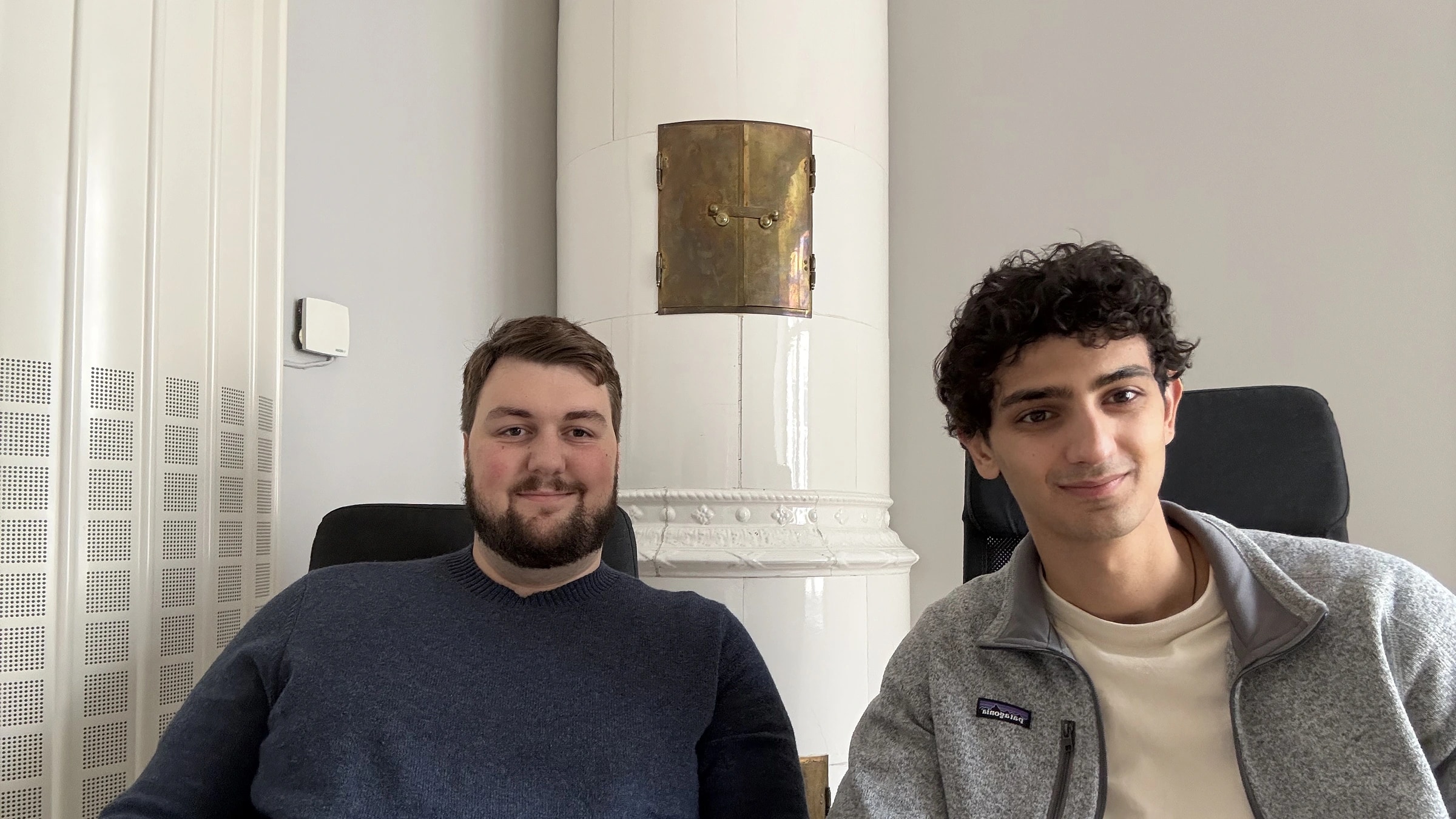 Hektor Triantafillidis och Alexander Woxström, grundare av Epicube